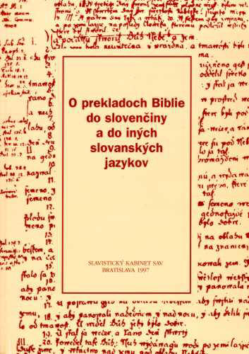 Zborník prezentuje výsledky výskumov jazykovedcov, historikov, literárnych vedcov a katolíckych a protestantských teológov, ktorí sa sa venujú skúmaniu biblických textov. Zborník bol publikovaný v súvislosti s pripravnými prácami na vydaní rukopisu prvého slovenského prekladu celej Biblie, tzv. kamaldulskej Biblie z 18. storočia.